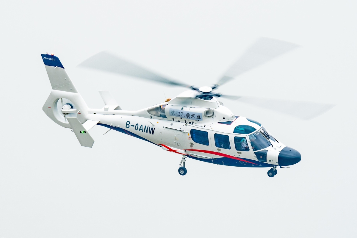 AC312E举行航行预演。。摄影：岳书华